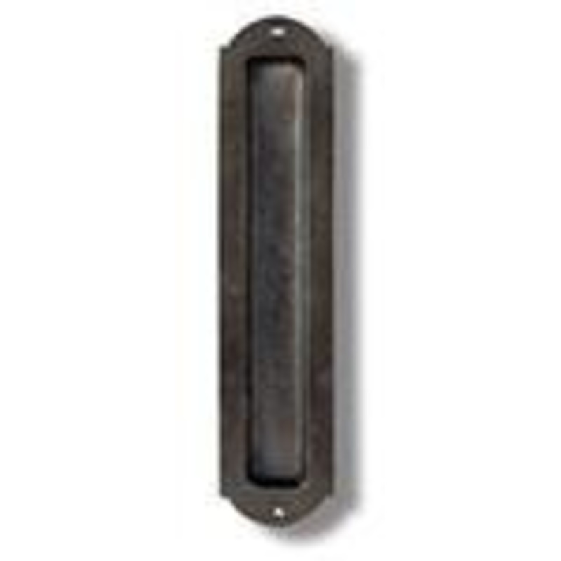 Hamilton Sinkler Decorative Hardware FDP-311 and FDP-312 Ornate/Arched Flush Pull Pocket Door Hardware