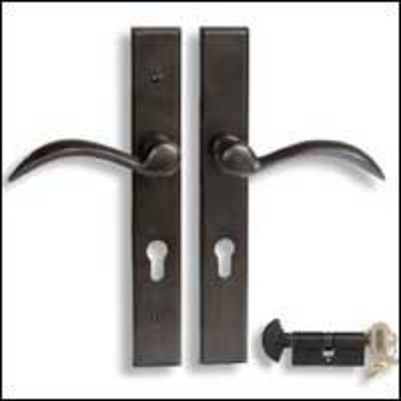 Hamilton Sinkler Door Hardware EMP-03 Euro Profile Cylinder Multipoint lock trim – SQUARE TOP