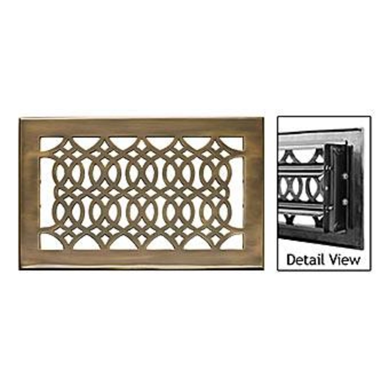 Hamilton Strathmore Wall Register – 14 x 6in. (Antique Brass) SVW614-AB