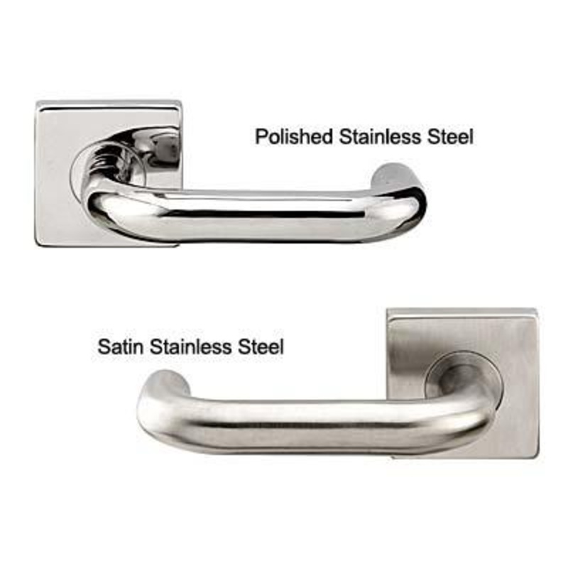 Inox Stainless Steel Door Hardware – 102 SQUARE Munich lever