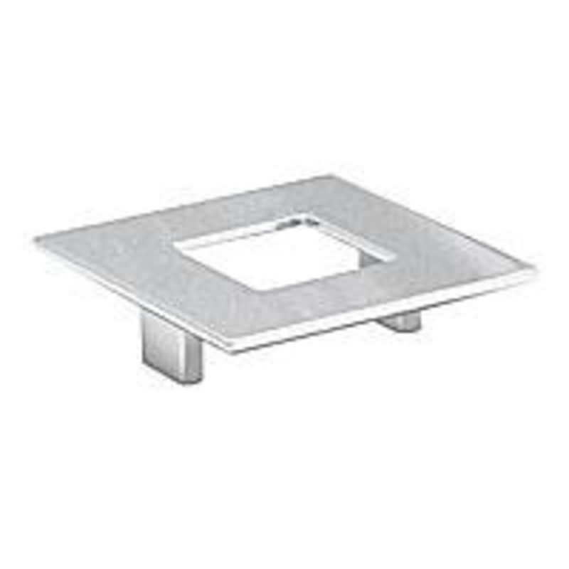 TopEx 2-1/2 (64mm)c.c. Square Cabinet Pull With Center Hole (Polished Chrome) TEX-8-107106440