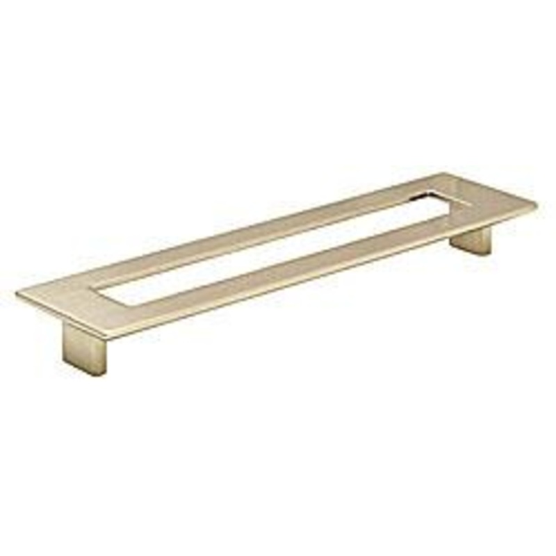 TopEx 5 (128mm)c.c. Rectangular Cabinet Pull With Center Hole (Polished Satin Nickel) TEX-8-1070012834