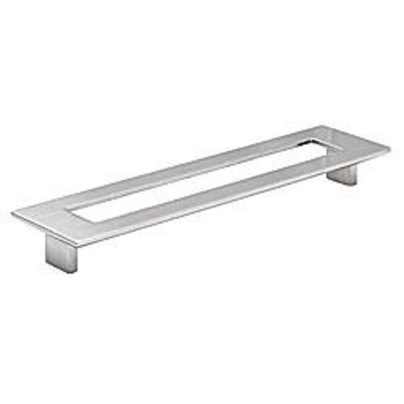 TopEx 7-9/16 (192mm)c.c. Rectangular Cabinet Pull With Center Hole (Polished Chrome) TEX-8-1070019240
