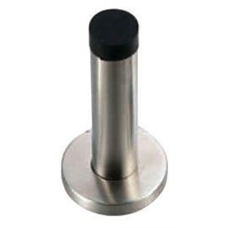Unison INOX 3-3/16 (81mm) Wall Mount Door Stop w/rosette – EACH – DSIX04-32D