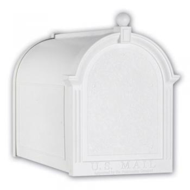 Capital Streetside Mailboxes in White 16001