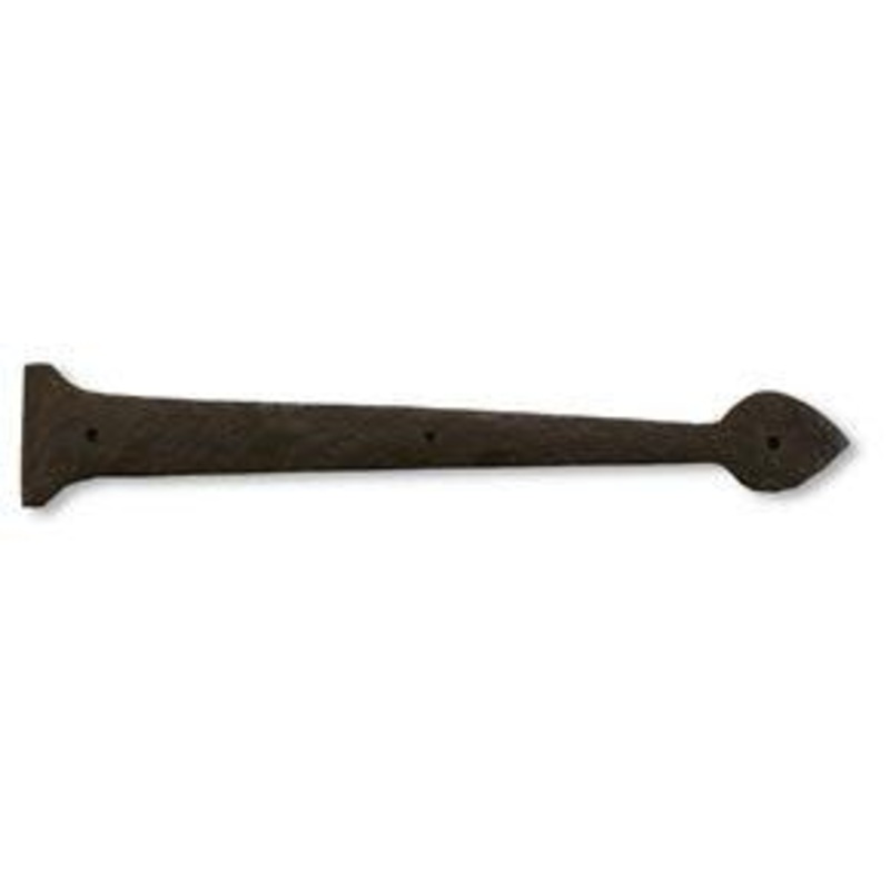 Coastal Bronze 20-112 Bronze Door Decorative Hinge Strap – Spear End – 2 W x 12 L