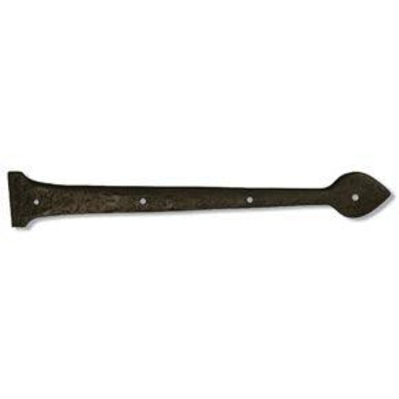 Coastal Bronze 20-115 Bronze Door Decorative Hinge Strap – Spear End – 2 1/4 W x 15 L