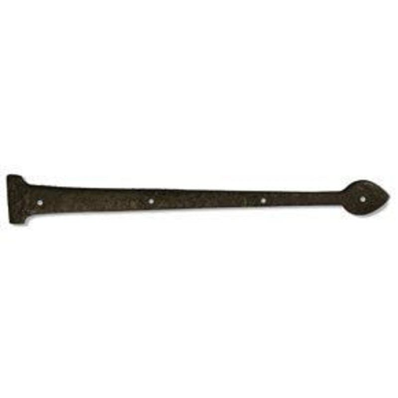Coastal Bronze 20-120 Bronze Door Decorative Hinge Strap – Spear End – 2 1/2 W x 20 L