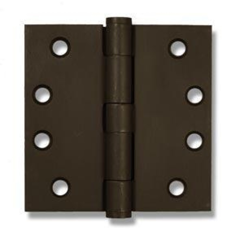 Coastal Bronze 30-410 Heavy Duty Cast Bronze Gate Butt Hinge – Template – Button Tip – 4 W x 4 H