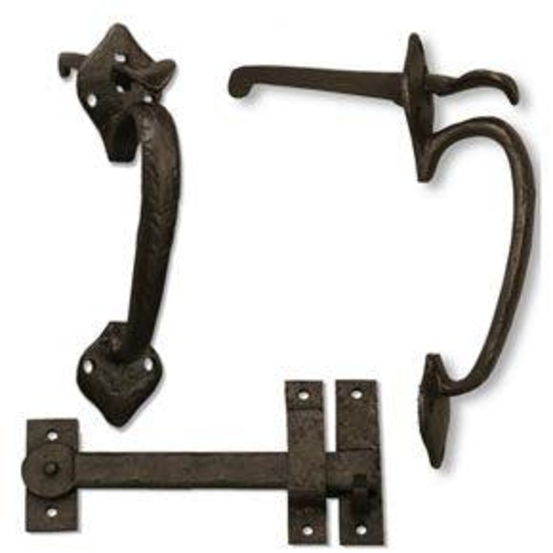 Coastal Bronze 40-360 Bronze Gate Double Thumb Latch Set – 10 L Handle – 2 1/2 to 2 7/8 Thick Gate