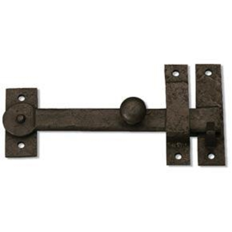 Coastal Bronze 50-100 Bronze Door Drop Bar Latch w/ Knob – 7 1/2 L