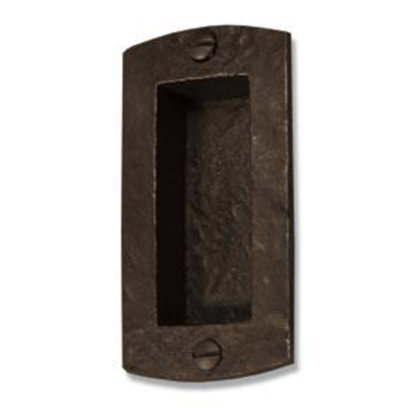 Coastal Bronze 500-55 Solid Bronze Pocket Door Flush Pull – Arched Frame – 4 H x 2 W