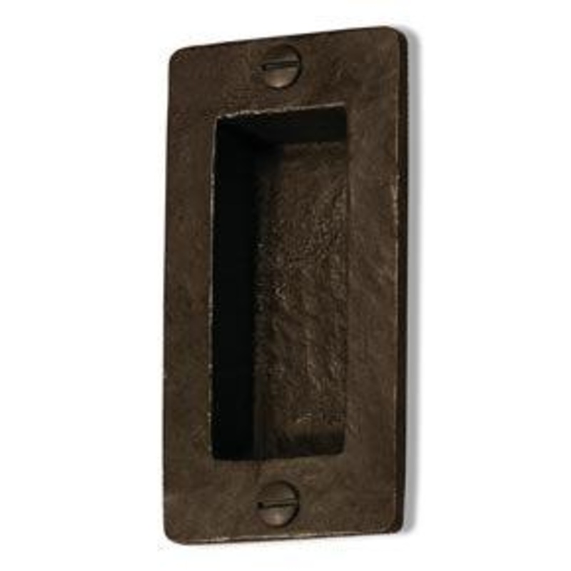 Coastal Bronze 500-57 Solid Bronze Pocket Door Flush Pull – Square Frame – 4 H x 2 W