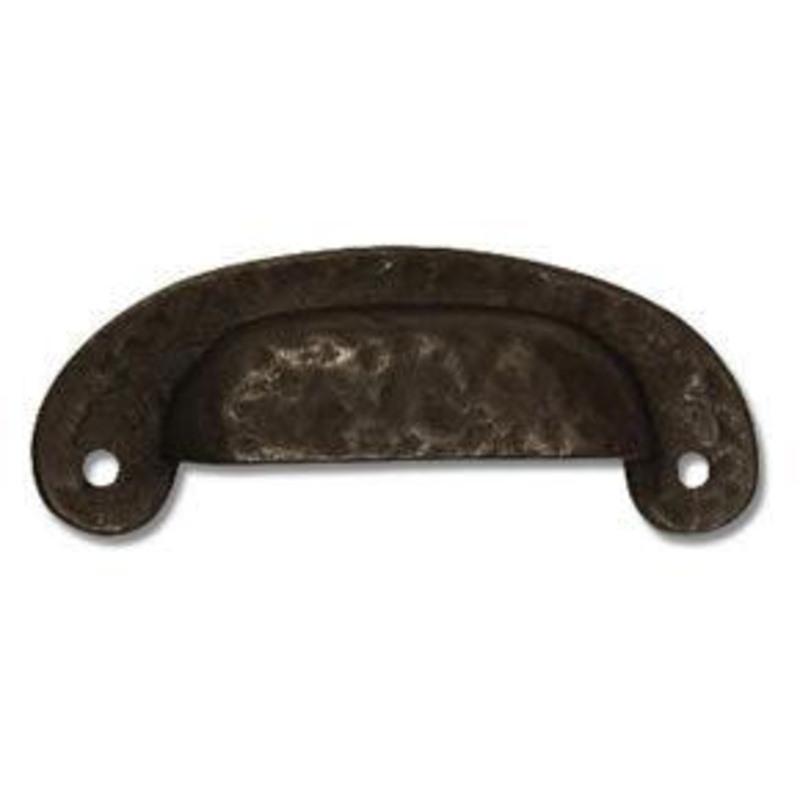 Coastal Bronze 80-830 Solid Bronze Cabinet Cup Pull – 3 3/8 Centers – 4 L
