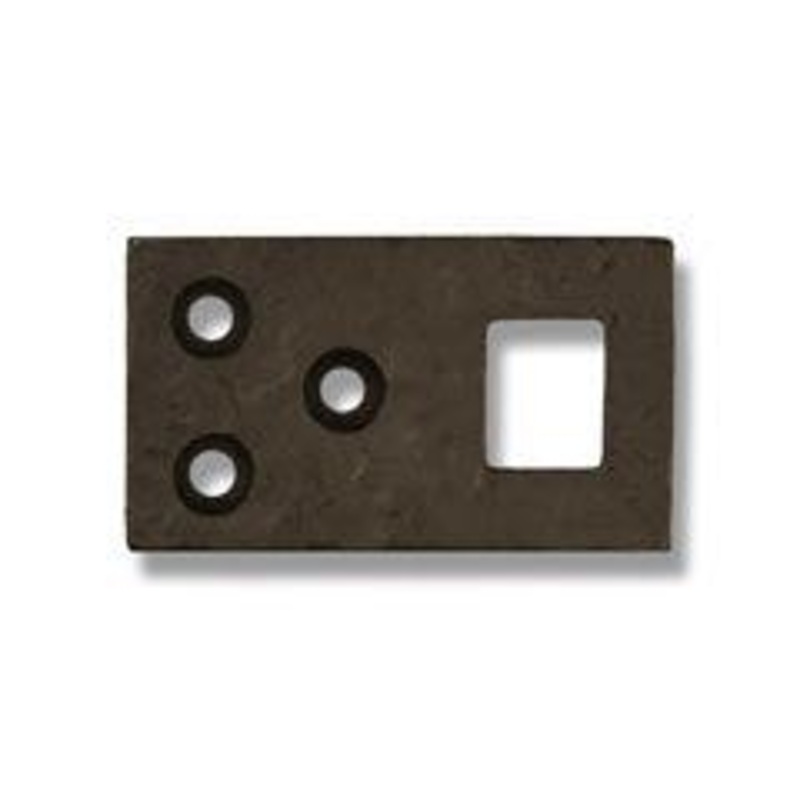 Coastal Bronze 90-115 Bronze Door Surface Slide Bolt Universal Plate – 8 Bolt