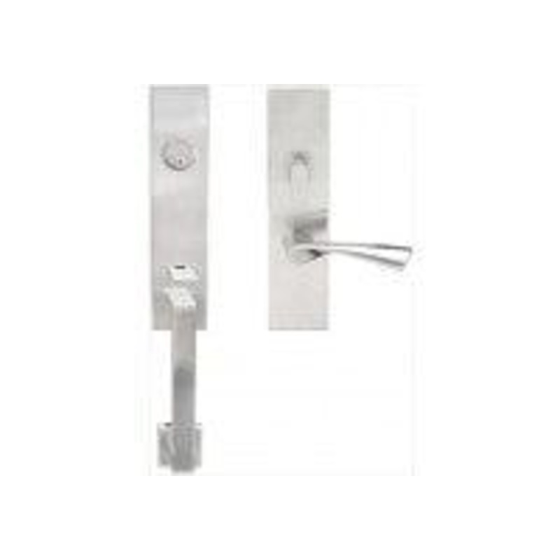 INOX MH Handleset w/Tubular w/Breeze Lever Entry, Satin Stainless Steel