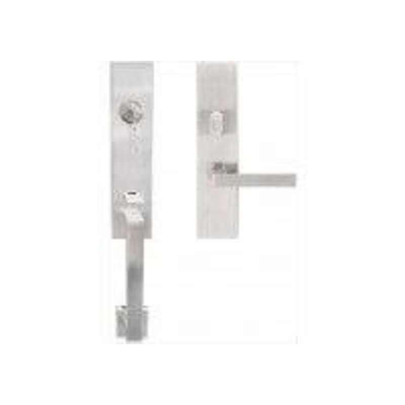 INOX MH Handleset w/Tubular w/Tokyo Lever Entry, Satin Stainless Steel