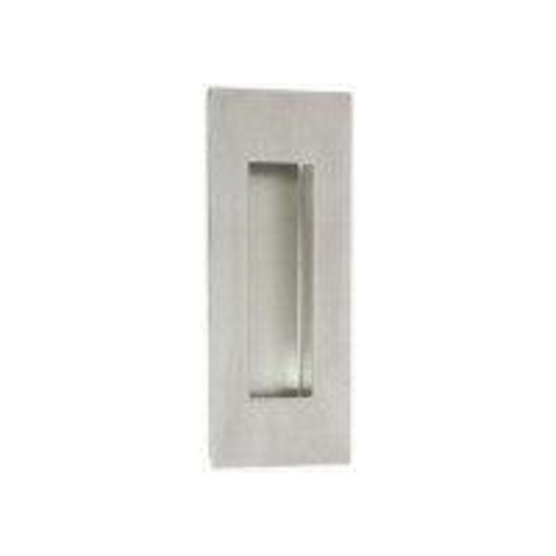 INOX Rectangular Pocket Flush Pull, 4-23/32 Inch (1200mm) Length, Polished Stainless Steel FHIX06-32