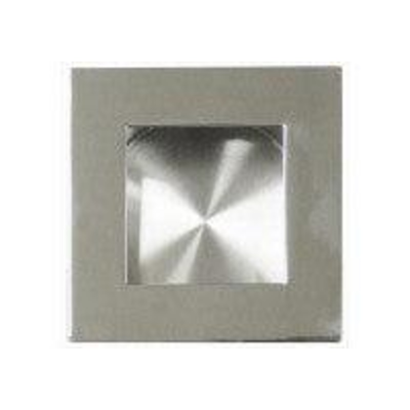 INOX Square Pocket Flush Pull, 2-3/4 Inch Length, Polished Stainless Steel – FHIX05-32