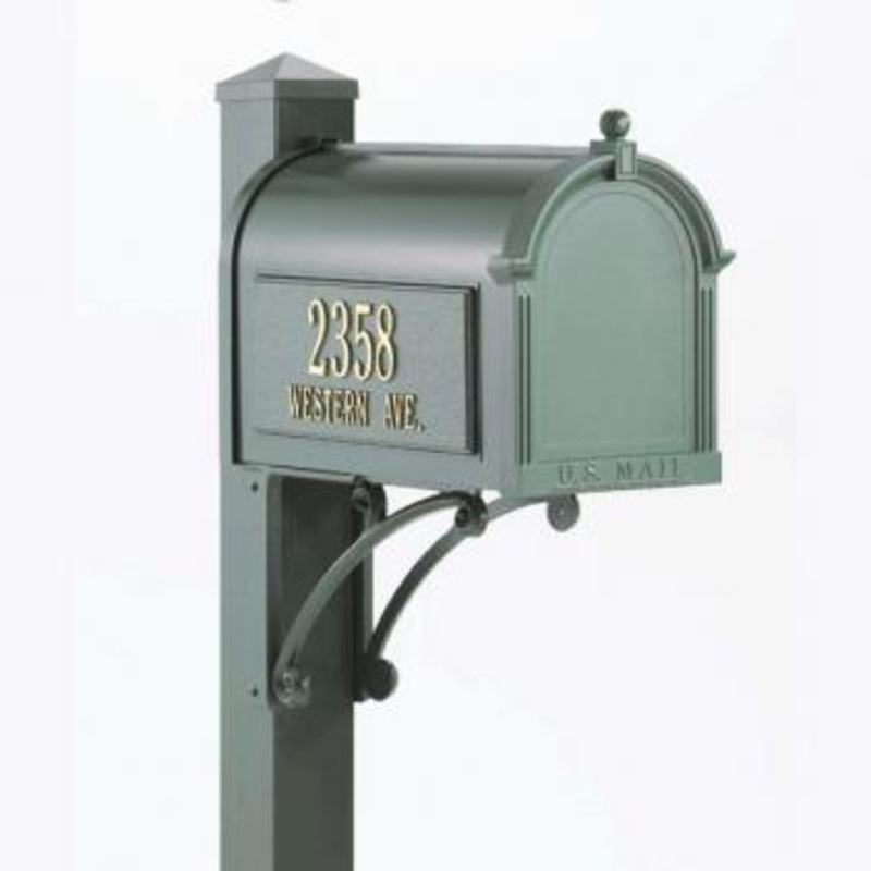 Superior Roadside Mailbox Packages in Green 16325