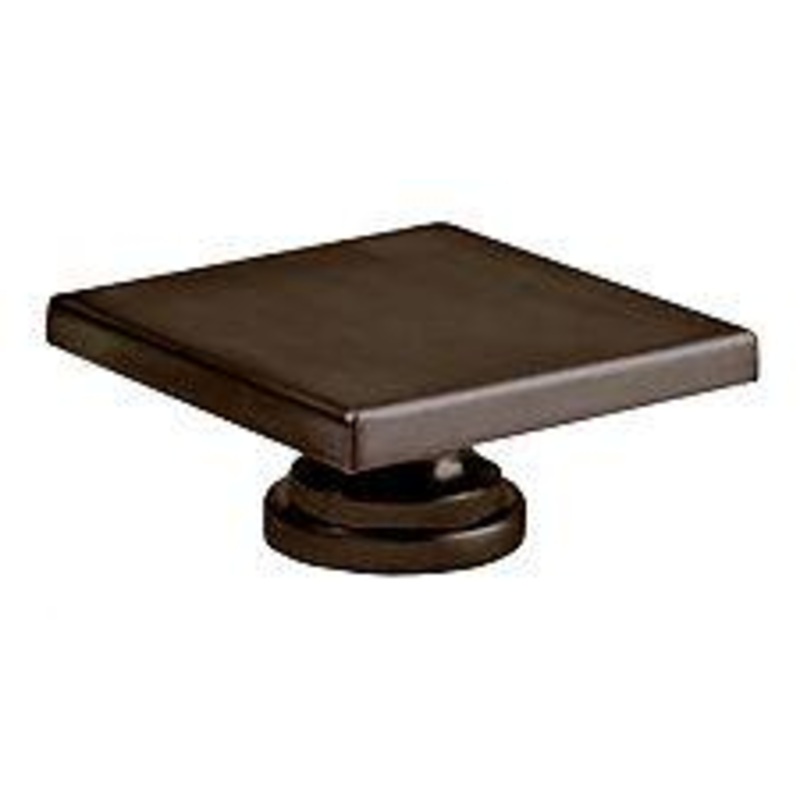 TopEx 1-3/4 (44mm) Large Square Cabinet Knob (Oil Rubbed Bronze) TEX-P2050RBS