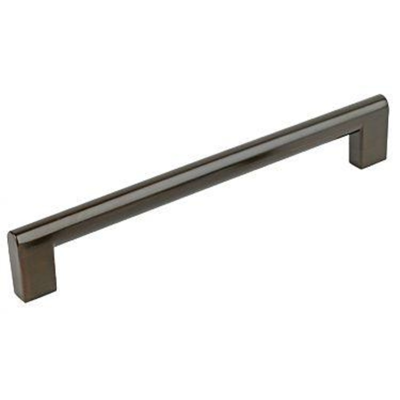 TopEx 7-9/16 (192mm)c.c. Flat Edge Cabinet Pull (Oil Rubbed Bronze) TEX-Z01121920010