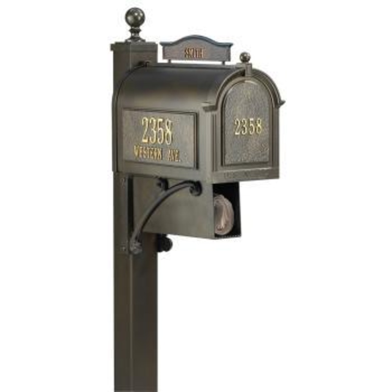 Ultimate Roadside Mailbox Packages in Bronze 16303