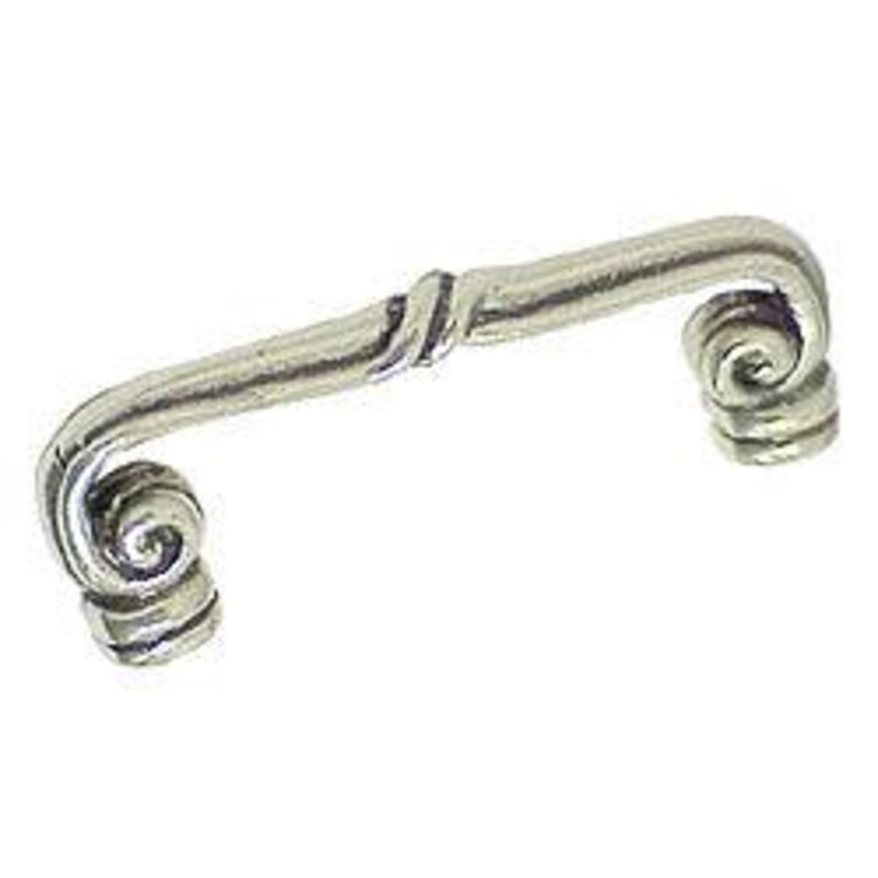 1027  Anne at Home 3 (76mm)c.c. Mai-Oui Cabinet Pull (Pewter Bright-Shown)