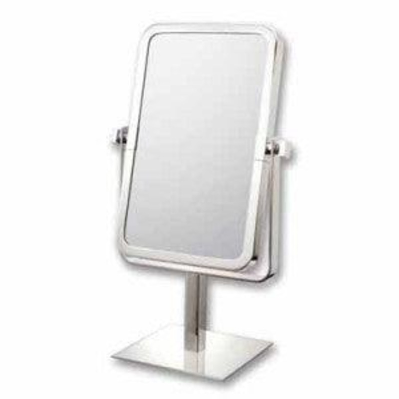 80643 3X/1X Rectangular Double-sided Non-lighted Freestanding Mirror