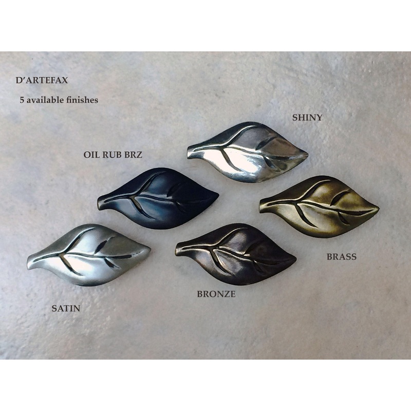 D’Artefax DHK17- Botanical Small Smooth Leaf Knob