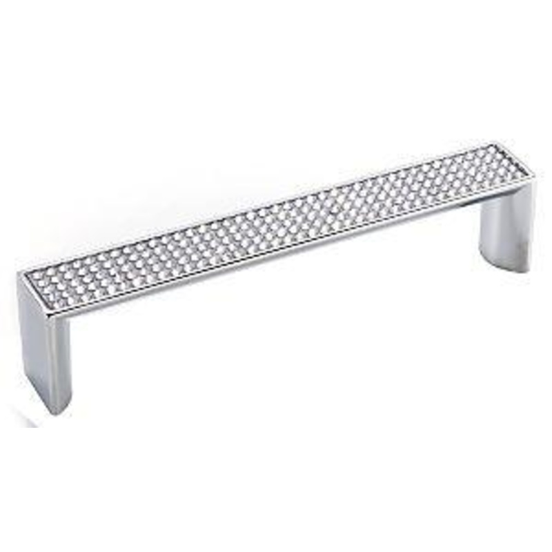 TopEx Crystal 5 (128mm)c.c. Swarovski Crystal Cabinet Pull (Bright Chrome) M1880B128CRLSWA