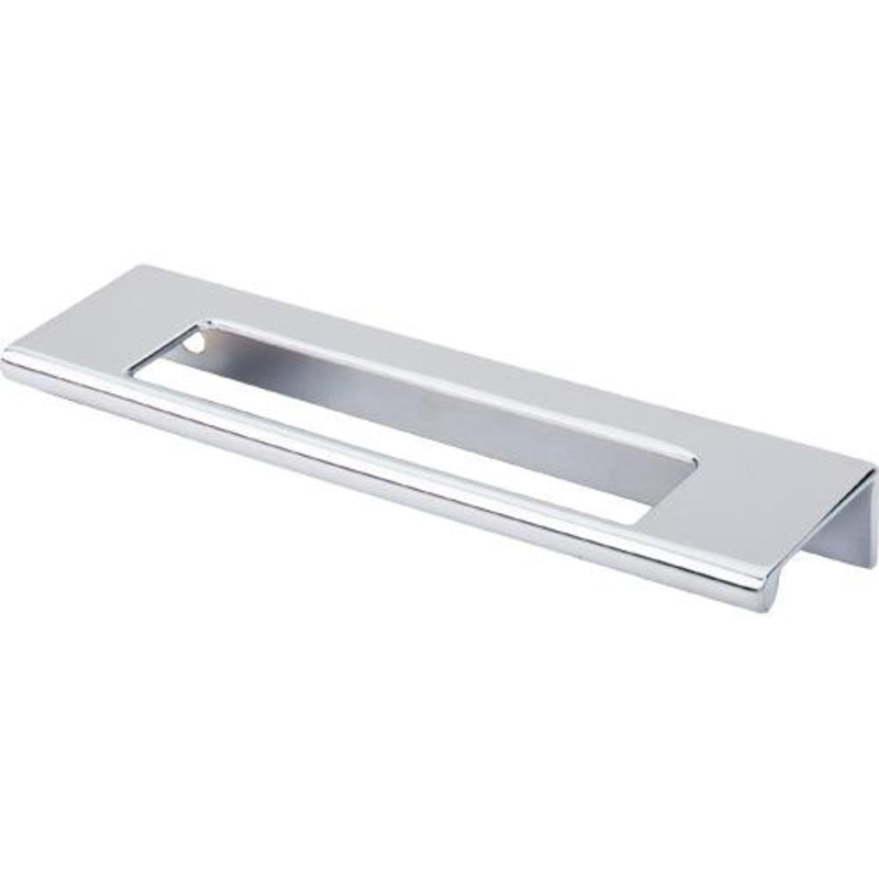 Top Knobs TK521PC Europa Cut Out Tab Pull 5 (c-c) – Polished Chrome