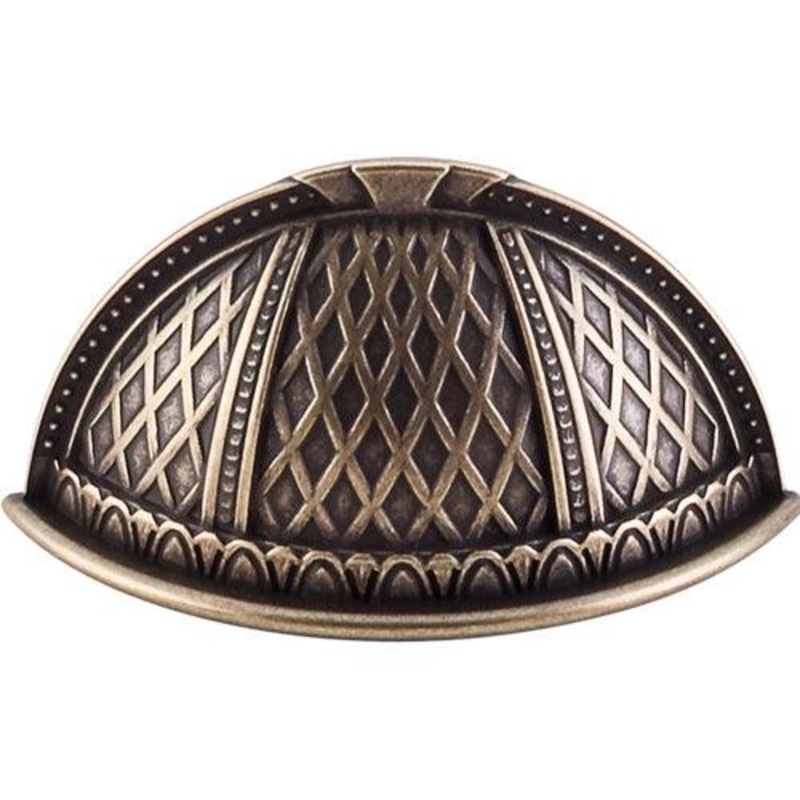 Top Knobs TK171GBZ Trevi Cup Pull 1 1/2 (c-c) – German Bronze