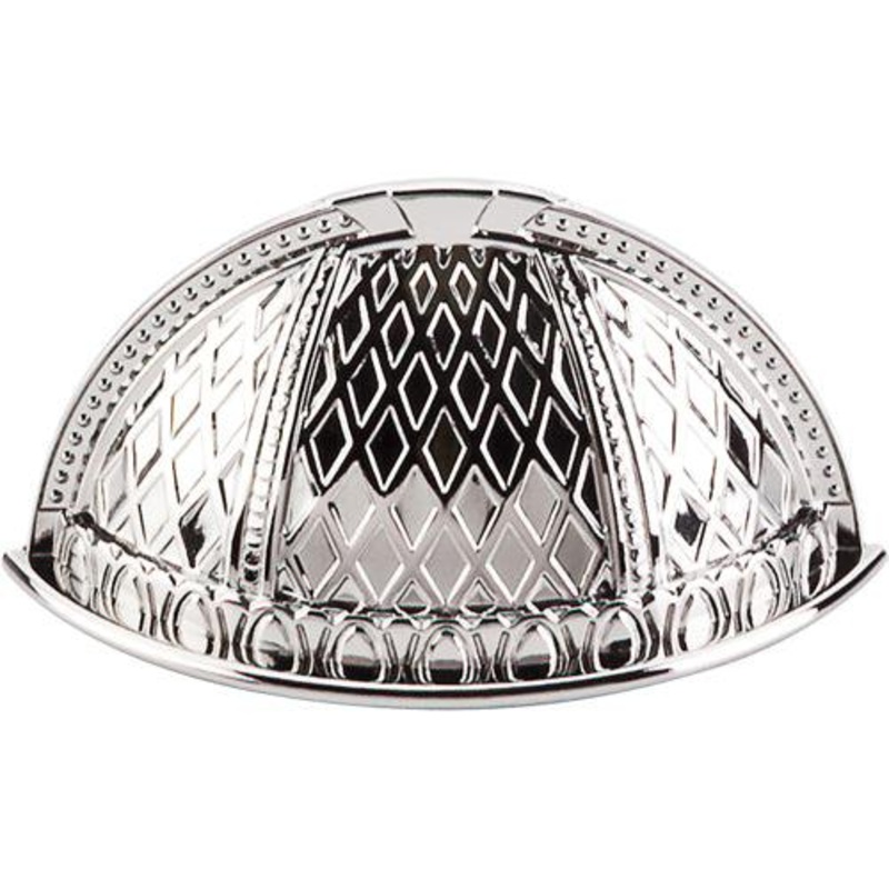 Top Knobs TK171PN Trevi Cup Pull 1 1/2 (c-c) – Polished Nickel