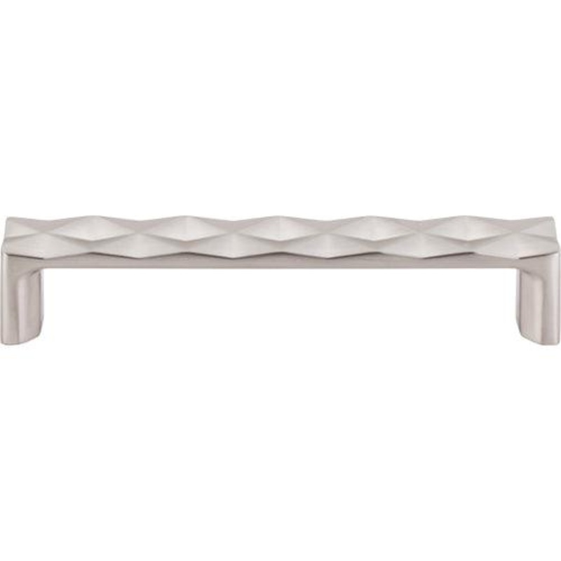 Top Knobs TK562BSN Quilted Pull 5 1/16 (c-c) – Brushed Satin Nickel