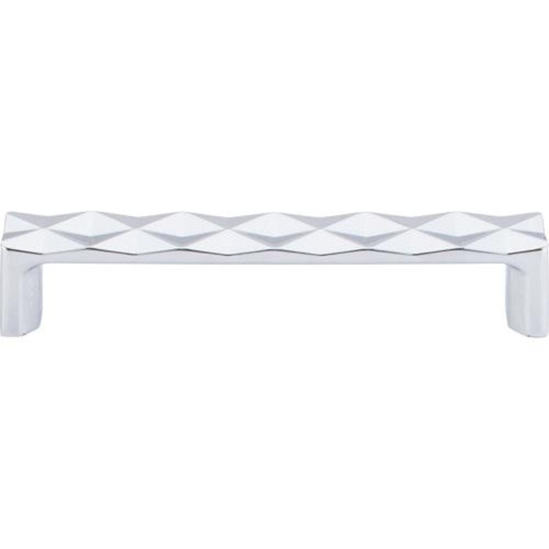 Top Knobs TK562PC Quilted Pull 5 1/16 (c-c) – Polished Chrome