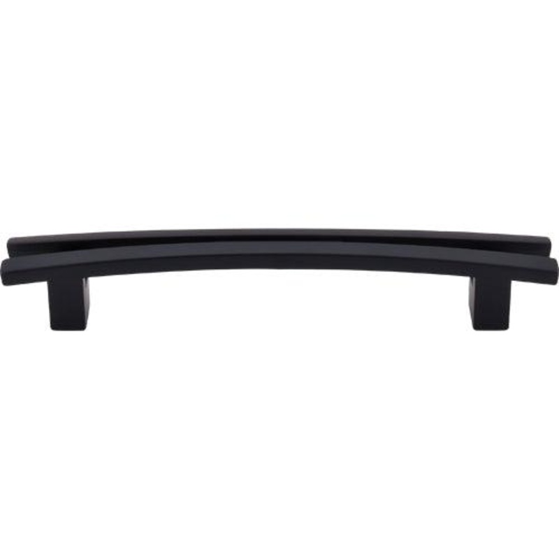 Top Knobs TK86BLK Flared Pull 5 (c-c) – Flat Black