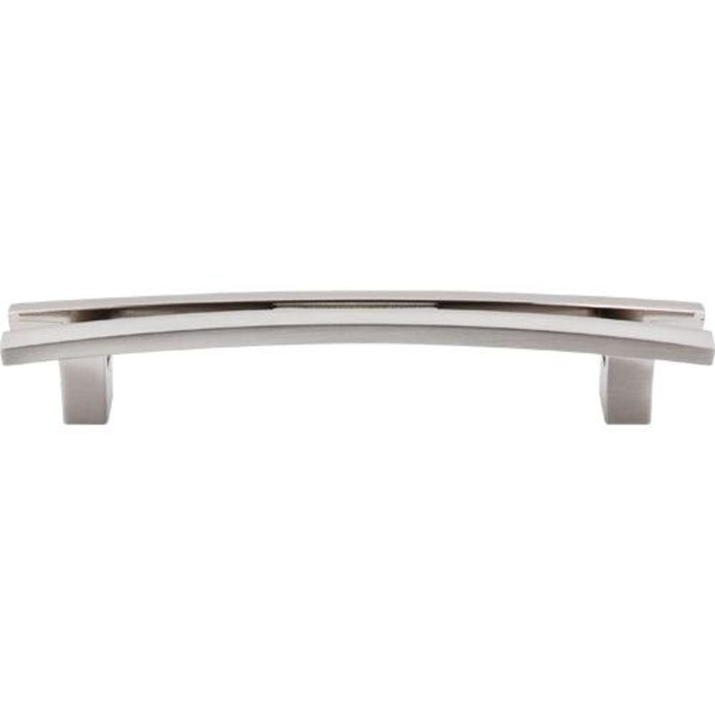 Top Knobs TK86BSN Flared Pull 5 (c-c) – Brushed Satin Nickel