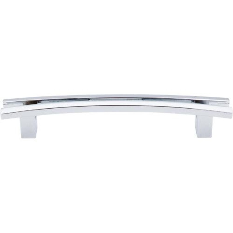 Top Knobs TK86PC Flared Pull 5 (c-c) – Polished Chrome