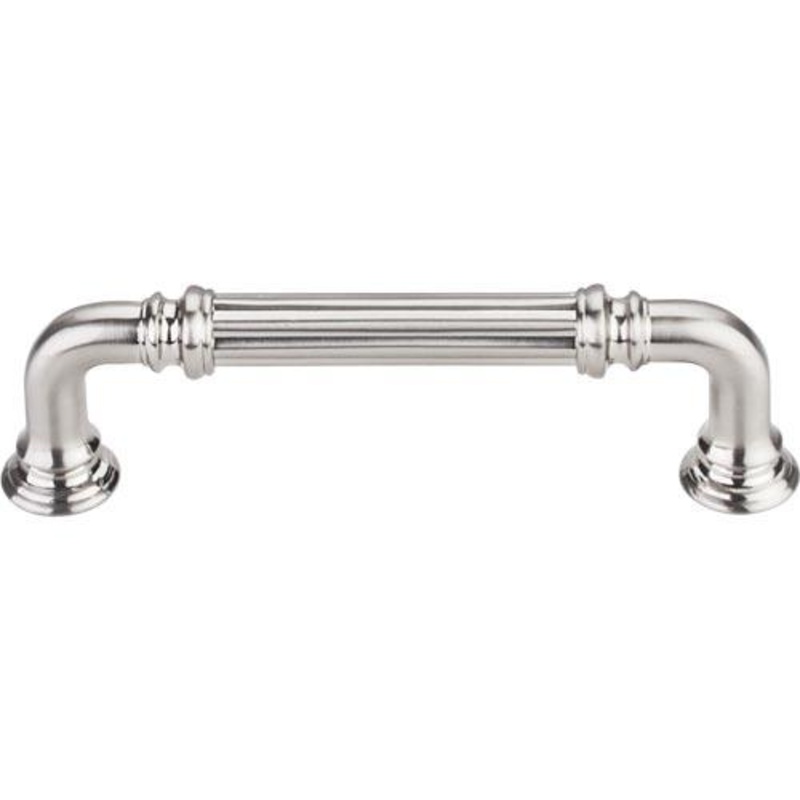 Top Knobs TK322BSN Reeded Pull 3 3/4 (c-c) – Brushed Satin Nickel