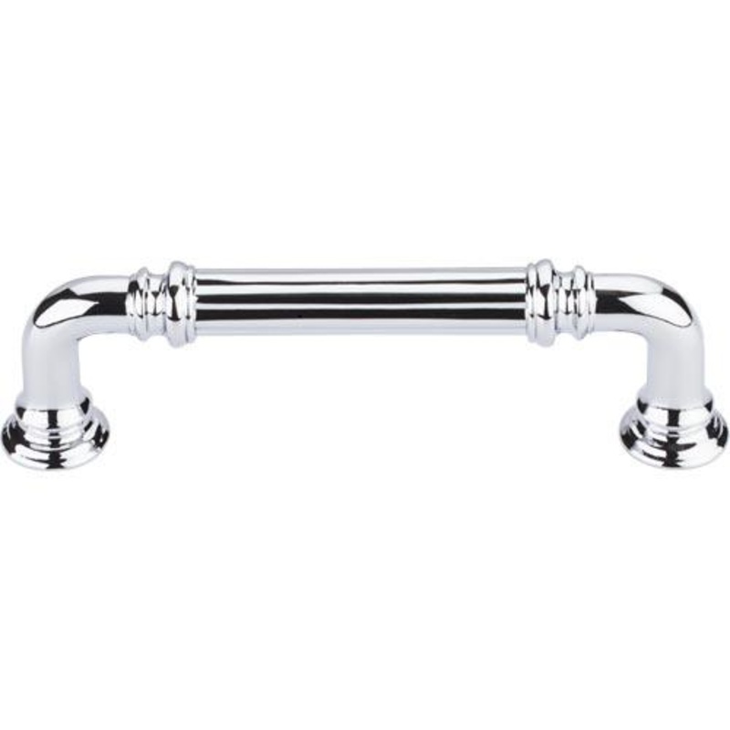 Top Knobs TK322PC Reeded Pull 3 3/4 (c-c) – Polished Chrome