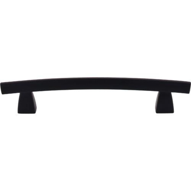 Top Knobs TK4BLK Arched Pull 5 (c-c) – Flat Black