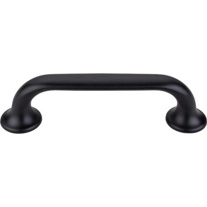 Top Knobs TK593BLK Oculus Oval Pull 3 3/4 (c-c) – Flat Black