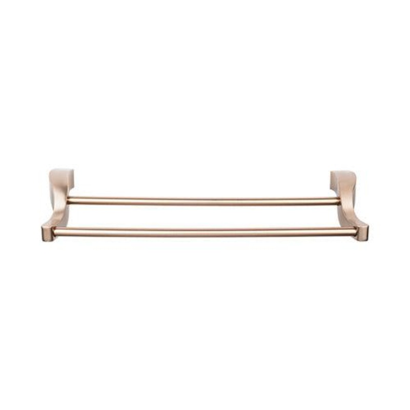 Top Knobs AQ7BB Aqua Bath 18 Double Towel Bar – Brushed Bronze