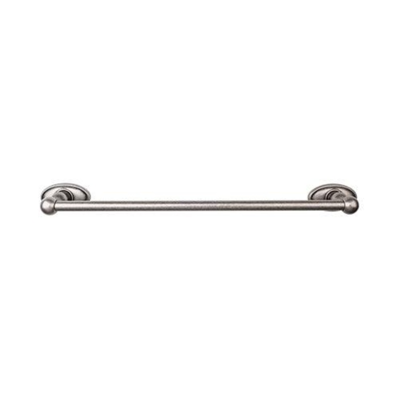 Top Knobs ED10APC Edwardian Bath 30 Single Towel Bar – Antique Pewter – Oval Backplate