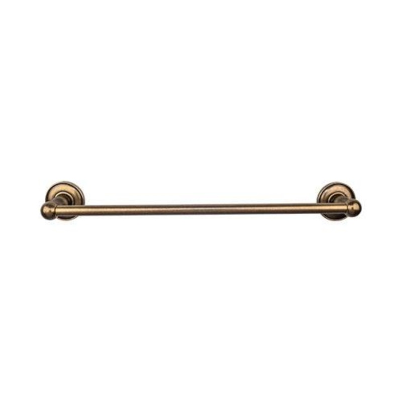 Top Knobs ED10GBZD Edwardian Bath 30 Single Towel Bar – German Bronze – Plain Backplate