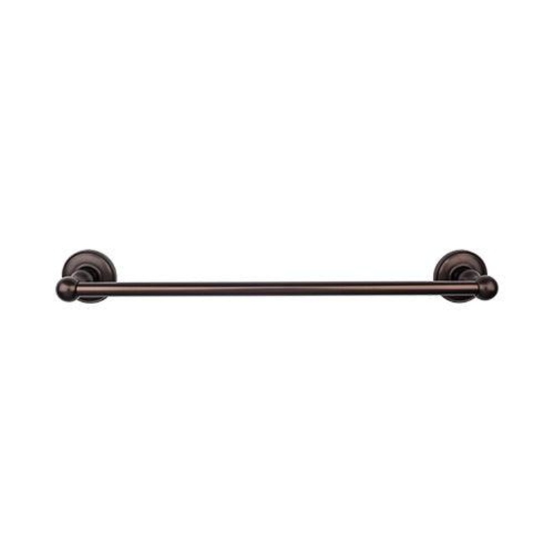 Top Knobs ED10ORBD Edwardian Bath 30 Single Towel Bar – Oil Rubbed Bronze – Plain Backplate