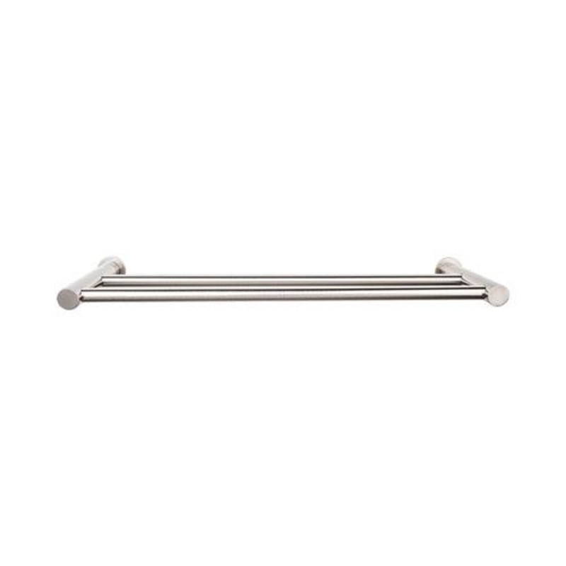 Top Knobs HOP9BSN Hopewell Bath 24 Double Towel Bar – Brushed Satin Nickel