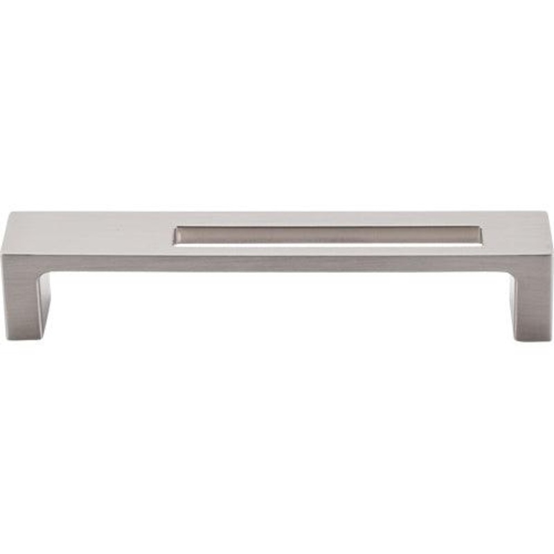 Top Knobs TK266BSN Modern Metro Slot Pull 5 (c-c) – Brushed Satin Nickel