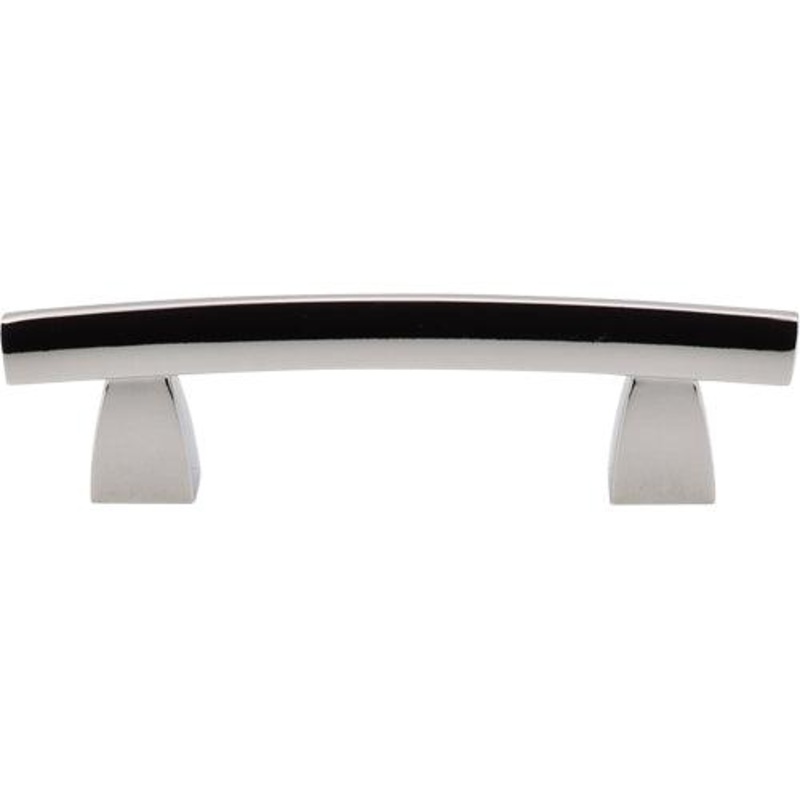 Top Knobs TK3PN Arched Pull 3 (c-c) – Polished Nickel